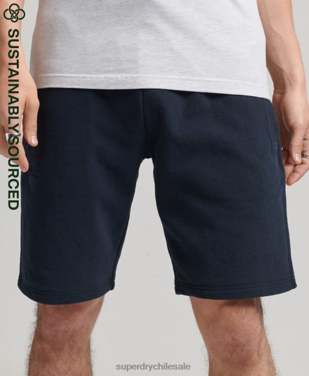 hombres Superdry Armada shorts de algodón orgánico con logo vintage 2R68Z310