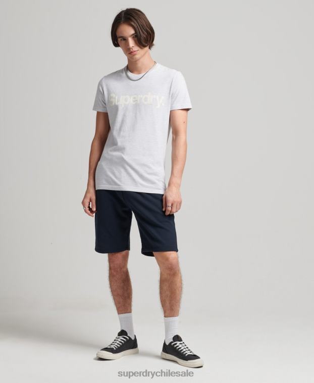 hombres Superdry Armada shorts de algodón orgánico con logo vintage 2R68Z310