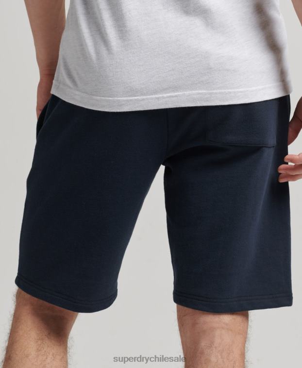 hombres Superdry Armada shorts de algodón orgánico con logo vintage 2R68Z310