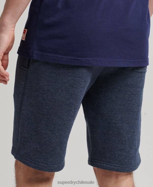 hombres Superdry Armada shorts de algodón orgánico con logo vintage 2R68Z311