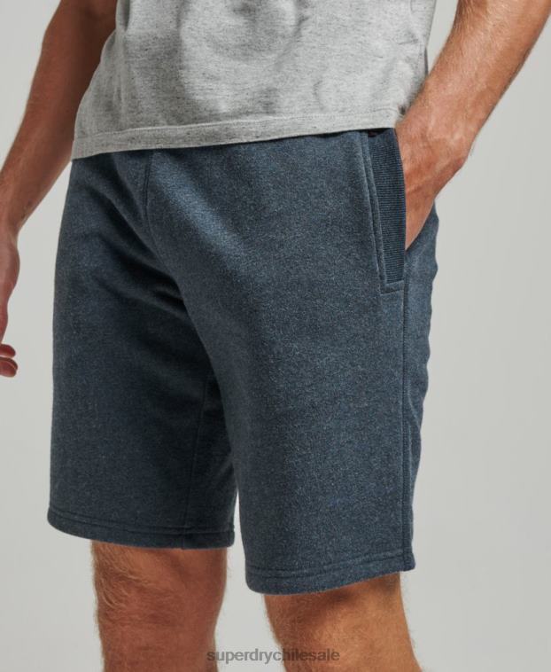 hombres Superdry Armada shorts de punto con logo vintage bordado 2R68Z319
