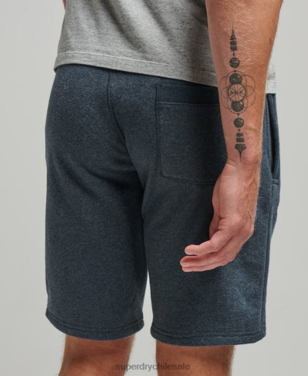 hombres Superdry Armada shorts de punto con logo vintage bordado 2R68Z319