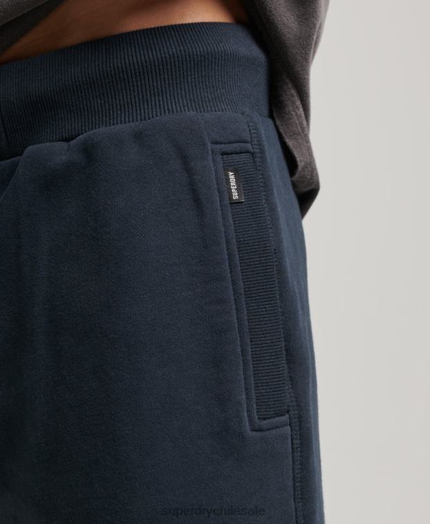 hombres Superdry Armada shorts de punto con logo vintage bordado 2R68Z324