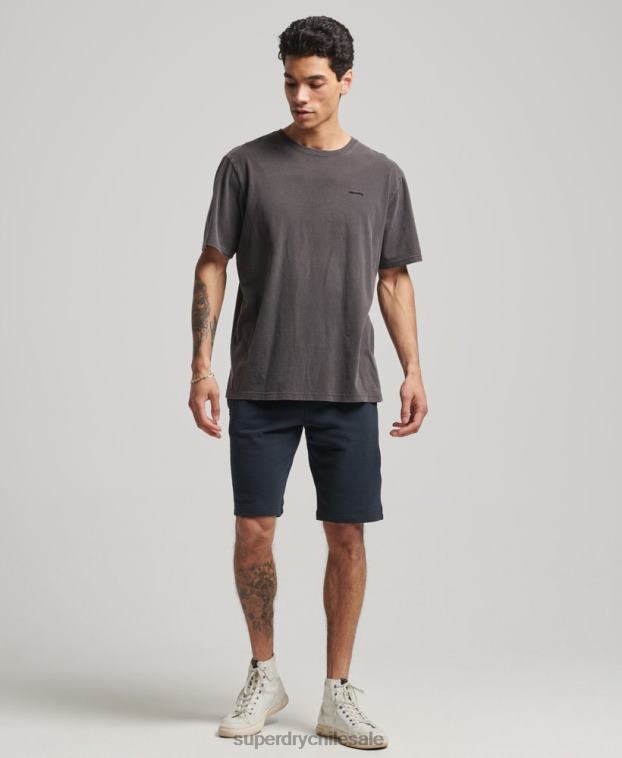 hombres Superdry Armada shorts de punto con logo vintage bordado 2R68Z324