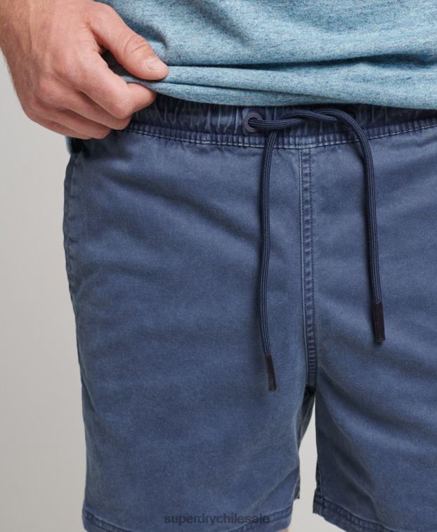 hombres Superdry Armada shorts de rayas vintage 2R68Z377