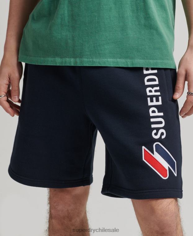 hombres Superdry Armada shorts deportivos con aplique de código 2R68Z380