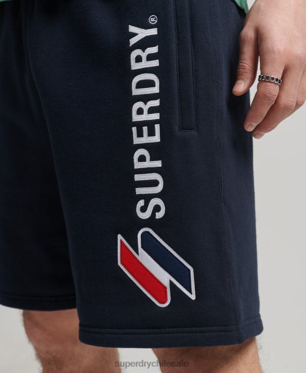 hombres Superdry Armada shorts deportivos con aplique de código 2R68Z380