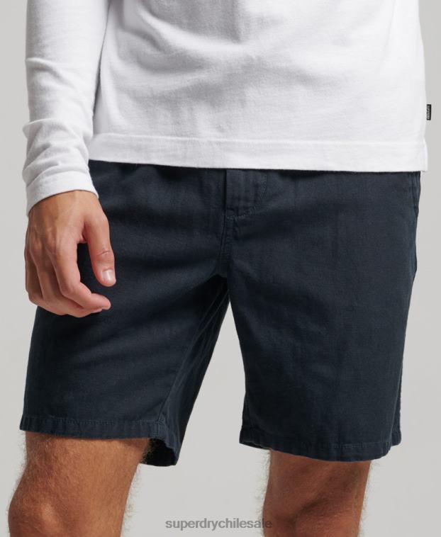 hombres Superdry Armada shorts vintage sobreteñidos 2R68Z257