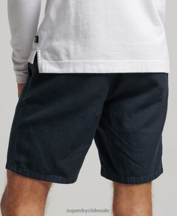 hombres Superdry Armada shorts vintage sobreteñidos 2R68Z257