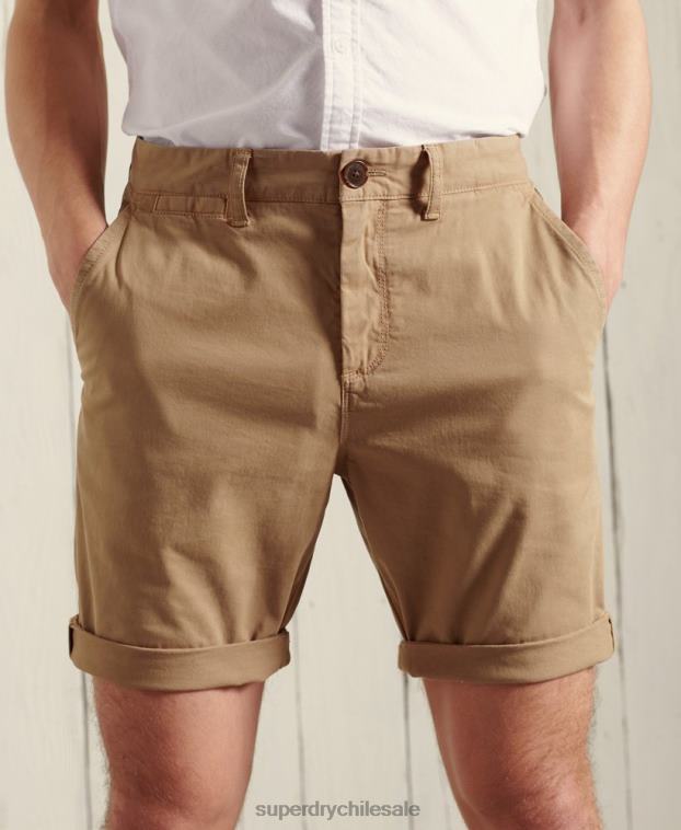 hombres Superdry amarillo pantalones cortos chinos internacionales 2R68Z6495