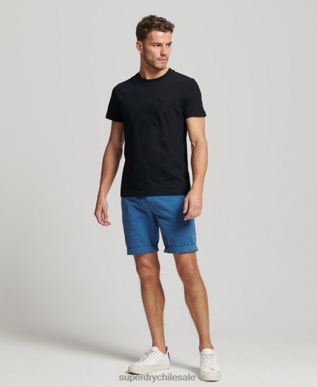 hombres Superdry azul claro bermudas chinas core 2R68Z251