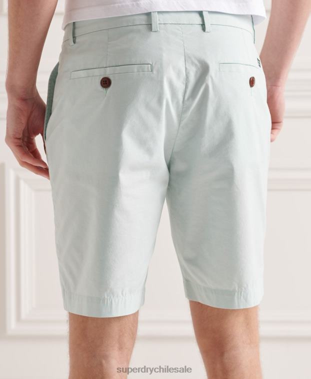 hombres Superdry azul claro shorts chinos pisapapeles 2R68Z6494