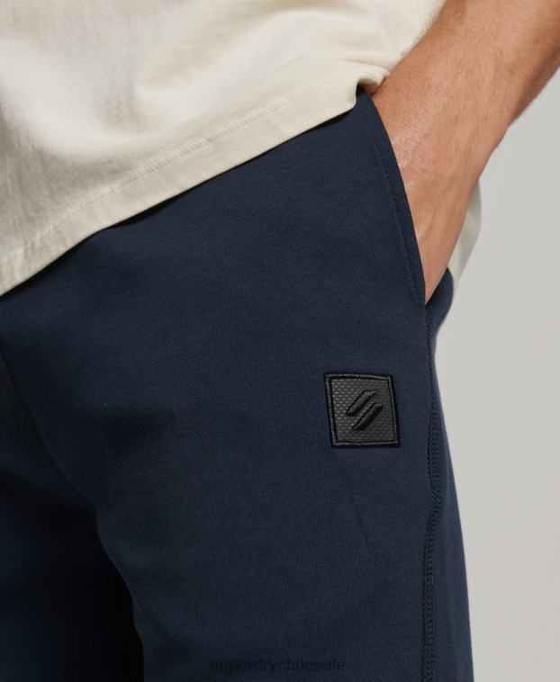 hombres Superdry azul pantalones cortos tecnológicos 2R68Z288