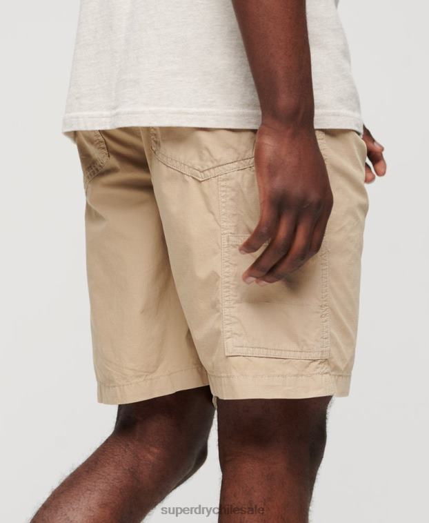 hombres Superdry broncearse pantalones cortos de carpintero 2R68Z120