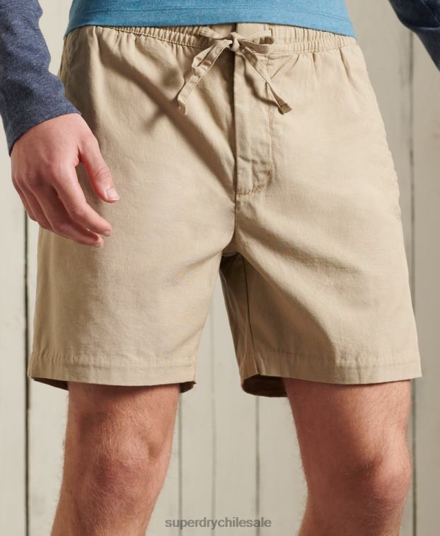 hombres Superdry broncearse shorts con cordón Edit Taper 2R68Z383