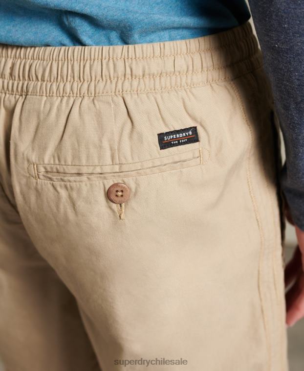 hombres Superdry broncearse shorts con cordón Edit Taper 2R68Z383