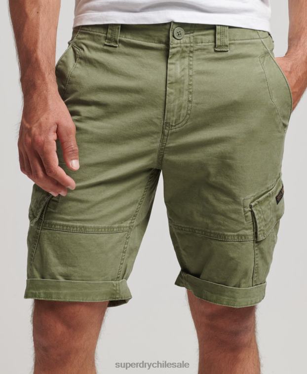 hombres Superdry caqui shorts cargo con núcleo de algodón orgánico 2R68Z267
