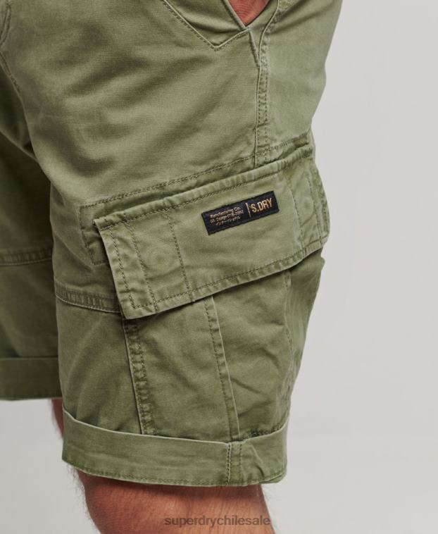 hombres Superdry caqui shorts cargo con núcleo de algodón orgánico 2R68Z267