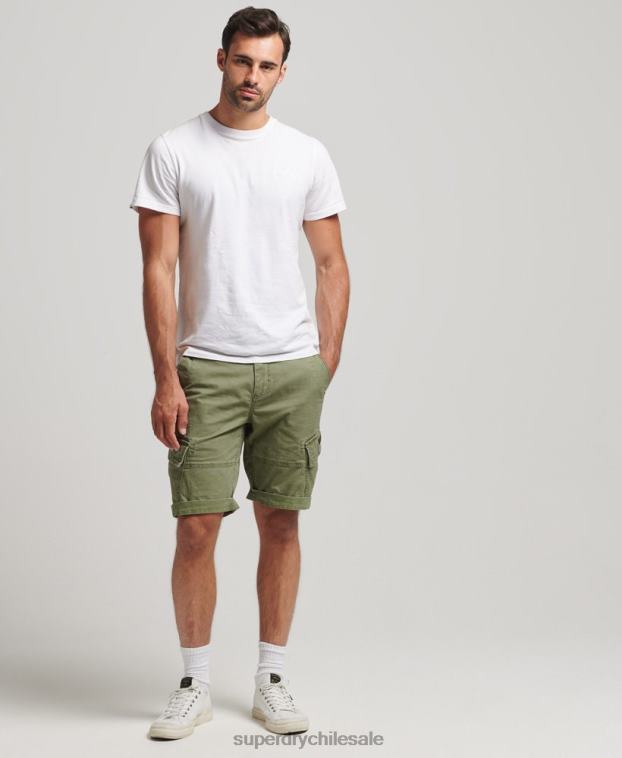 hombres Superdry caqui shorts cargo con núcleo de algodón orgánico 2R68Z267