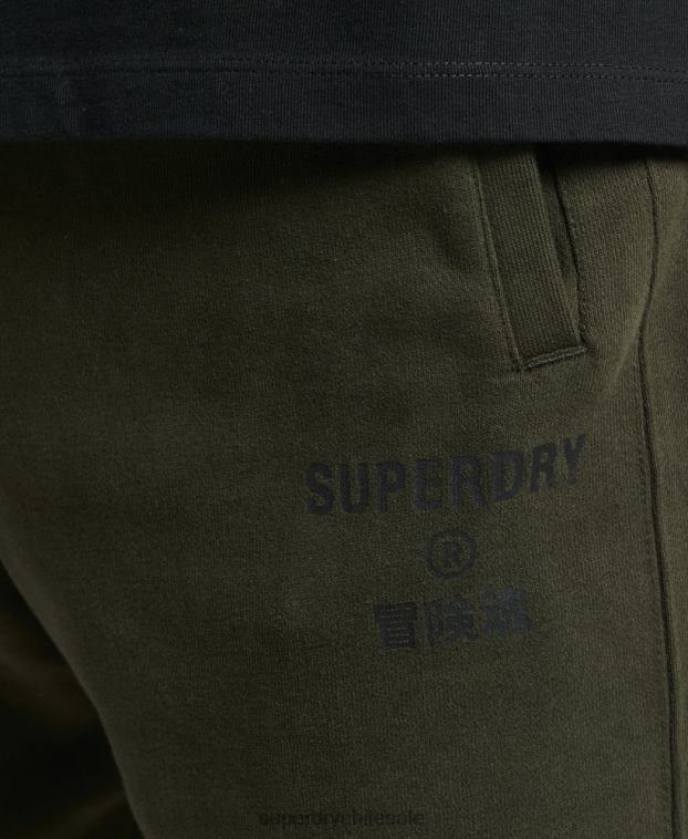 hombres Superdry caqui shorts deportivos code core 2R68Z359