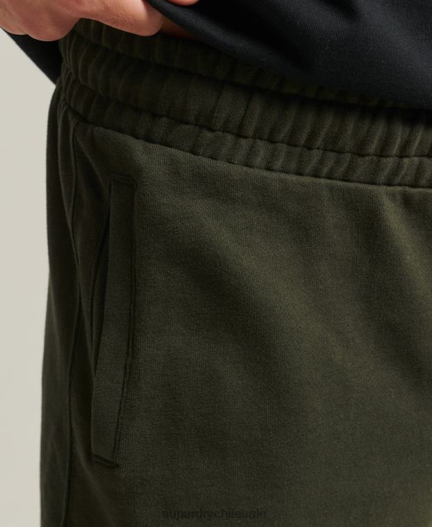 hombres Superdry caqui shorts deportivos code core 2R68Z359