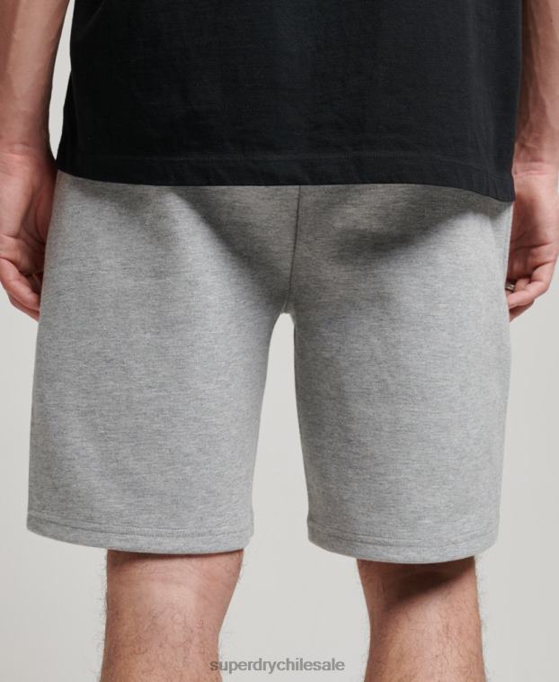 hombres Superdry gris pantalones cortos gymtech 2R68Z283