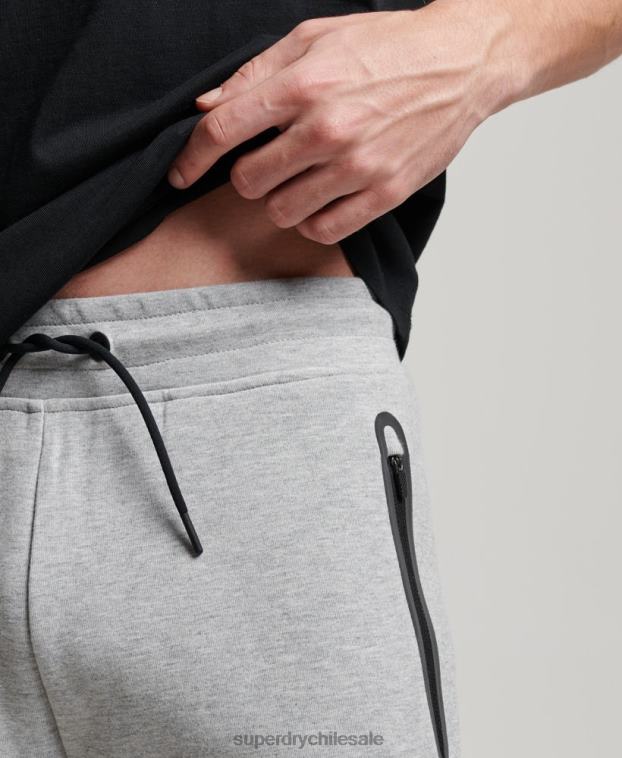 hombres Superdry gris pantalones cortos gymtech 2R68Z283
