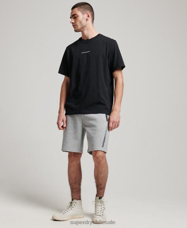 hombres Superdry gris pantalones cortos gymtech 2R68Z283