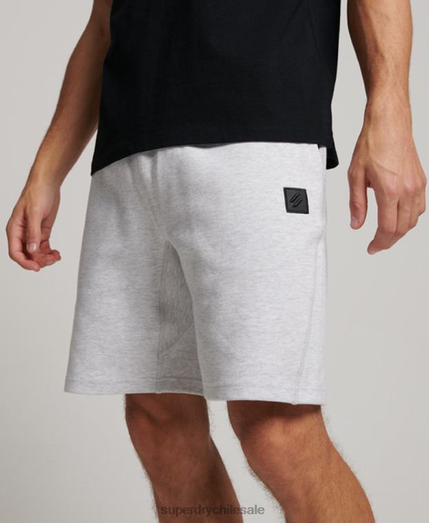 hombres Superdry gris pantalones cortos tecnológicos 2R68Z290