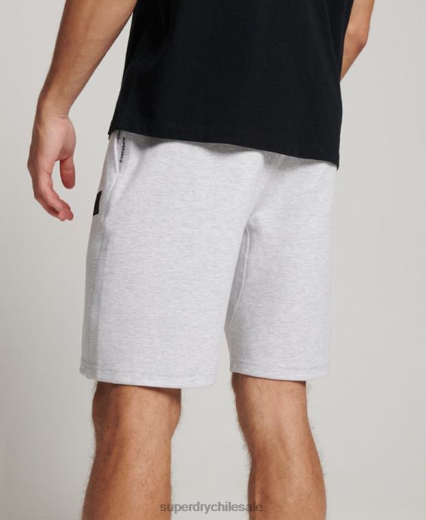 hombres Superdry gris pantalones cortos tecnológicos 2R68Z290