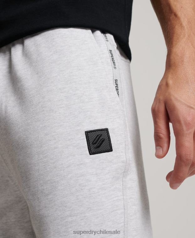 hombres Superdry gris pantalones cortos tecnológicos 2R68Z290