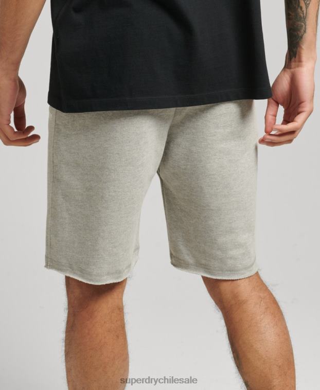 hombres Superdry gris shorts deportivos code core 2R68Z378