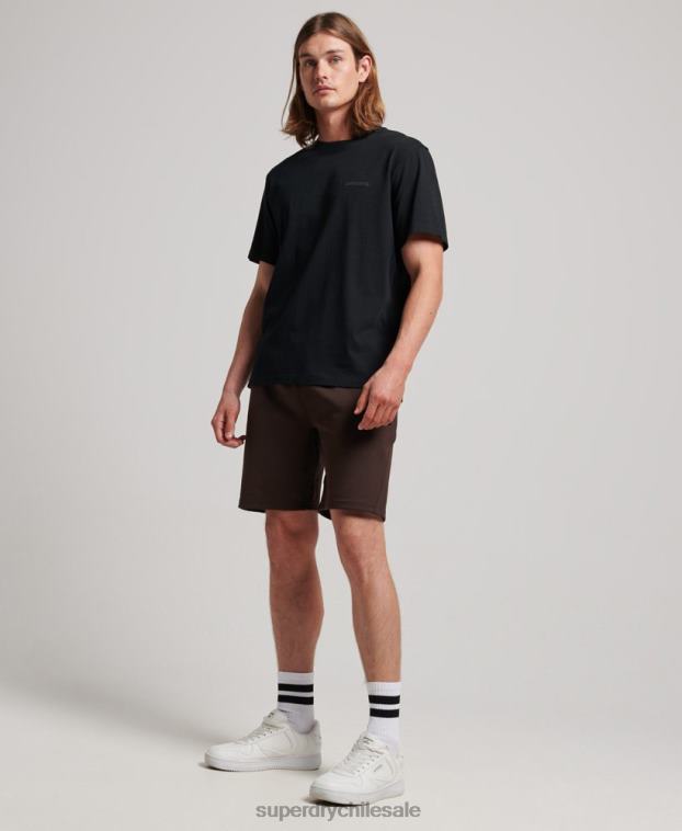 hombres Superdry marrón pantalones cortos tecnológicos 2R68Z301