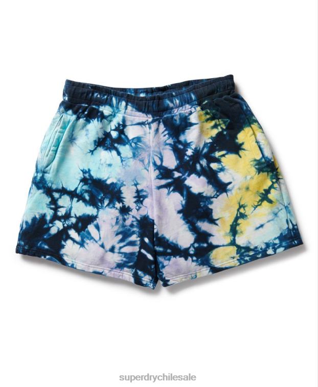 hombres Superdry multi shorts deportivos con diseño tie-dye 2R68Z337