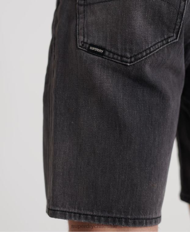 hombres Superdry negro 05 pantalones cortos cónicos conor 2R68Z370