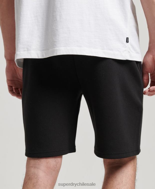 hombres Superdry negro pantalones cortos gymtech 2R68Z315