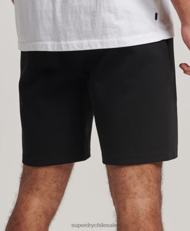 hombres Superdry negro pantalones cortos tecnológicos 2R68Z287