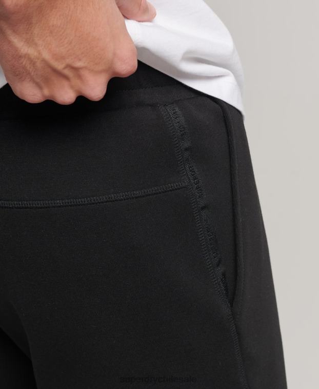 hombres Superdry negro pantalones cortos tecnológicos 2R68Z287