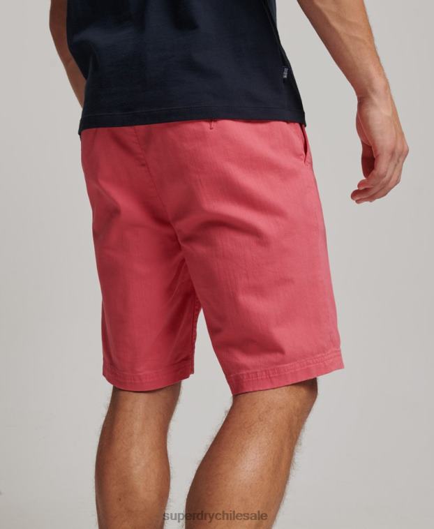 hombres Superdry rosa shorts chinos de oficial 2R68Z71
