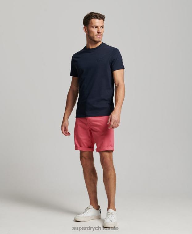 hombres Superdry rosa shorts chinos de oficial 2R68Z71
