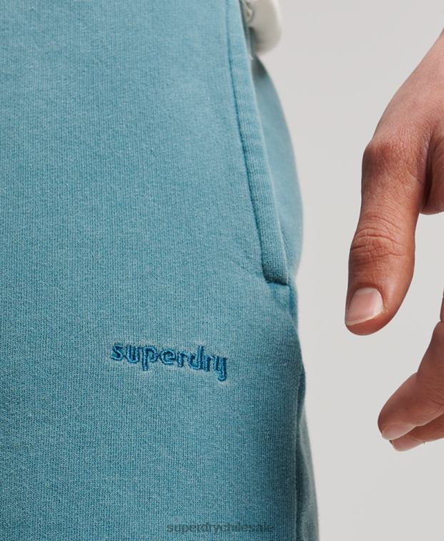 hombres Superdry turquesa pantalones cortos de marca vintage 2R68Z281