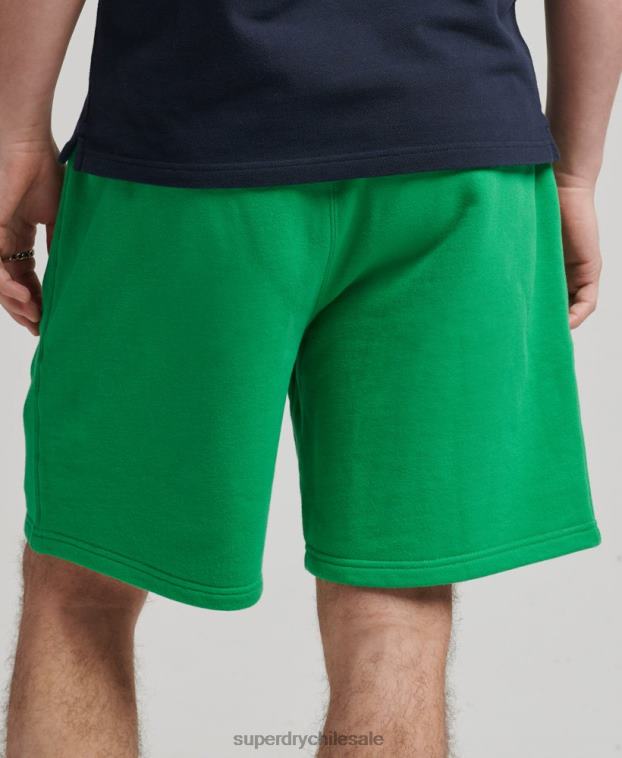 hombres Superdry verde code shorts deportivos clásicos 2R68Z340