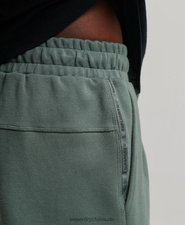 hombres Superdry verde pantalones cortos tecnológicos 2R68Z345