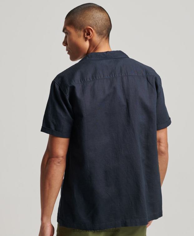 hombres Superdry Armada playera manga corta resort 2R68Z135