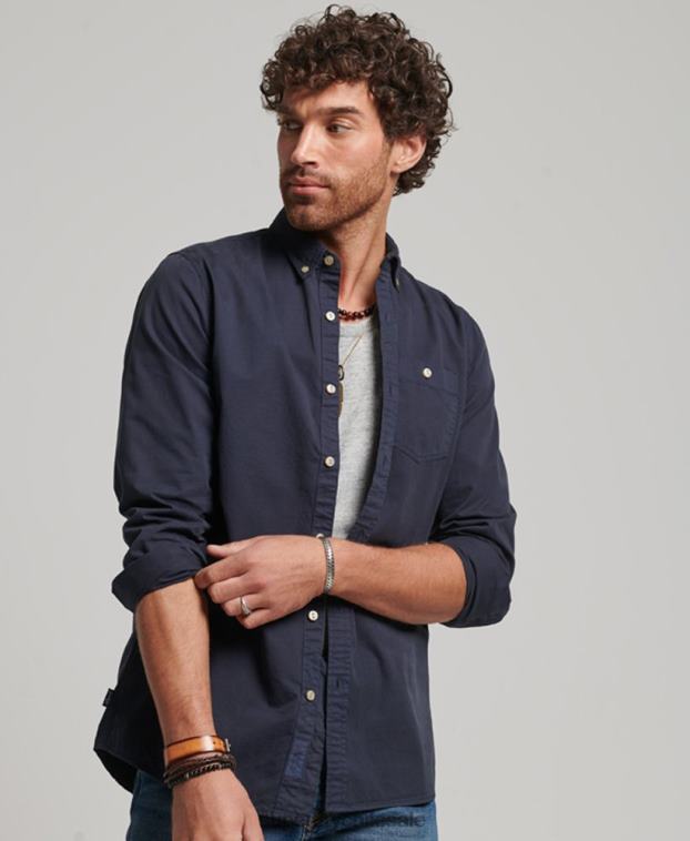 hombres Superdry Armada tienda comercial - camisa de manga larga 2R68Z148