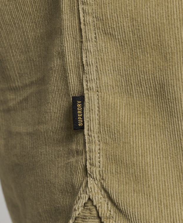 hombres Superdry broncearse camisa de pana trailsman 2R68Z234