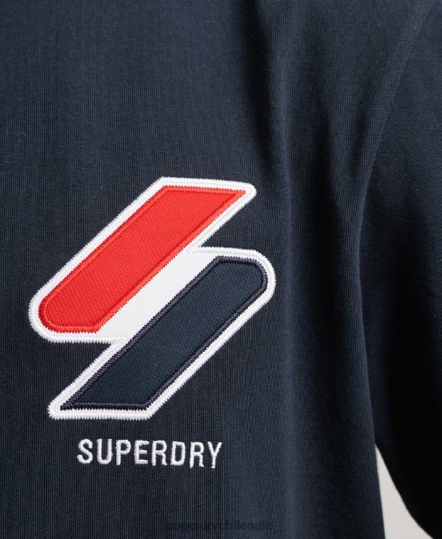 hombres Superdry Armada camiseta clásica con apliques 2R68Z4926