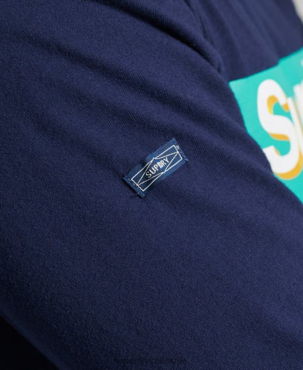 hombres Superdry Armada top de temporada con logo vintage 2R68Z6423