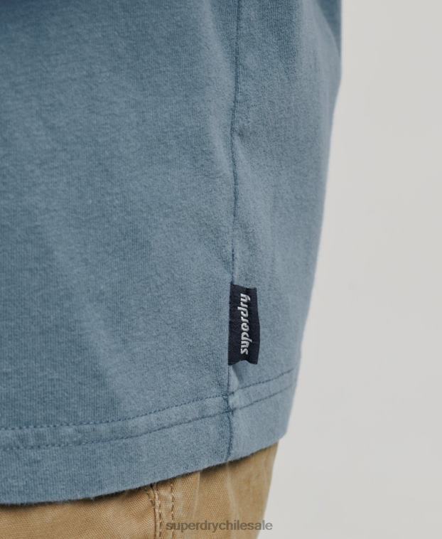 hombres Superdry azul parte superior de moldeadores y fabricantes 2R68Z1545