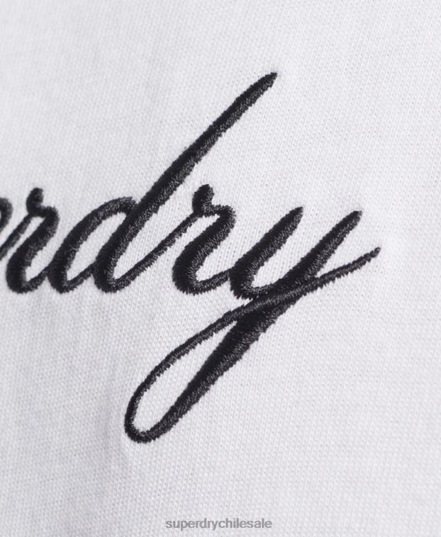 hombres Superdry blanco camiseta de herencia 2R68Z4822